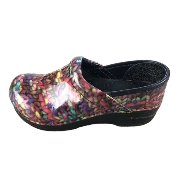 Dansko Women Multicolor Leather Professional Nurse Clog Shoes Sz 34/US 3.5-4 - Picture 1 of 16